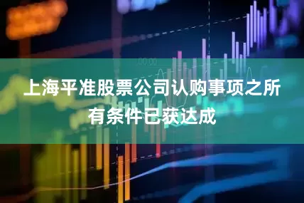上海平准股票公司　　认购事项之所有条件已获达成
